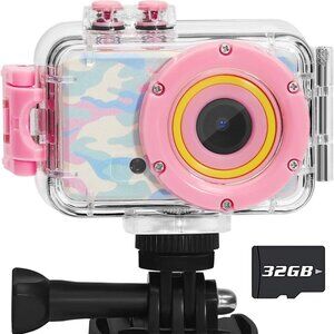 NEW!! Luoba Kids Camera Waterproof - Digital Camera w/SD Card - 8 Megapixels!!